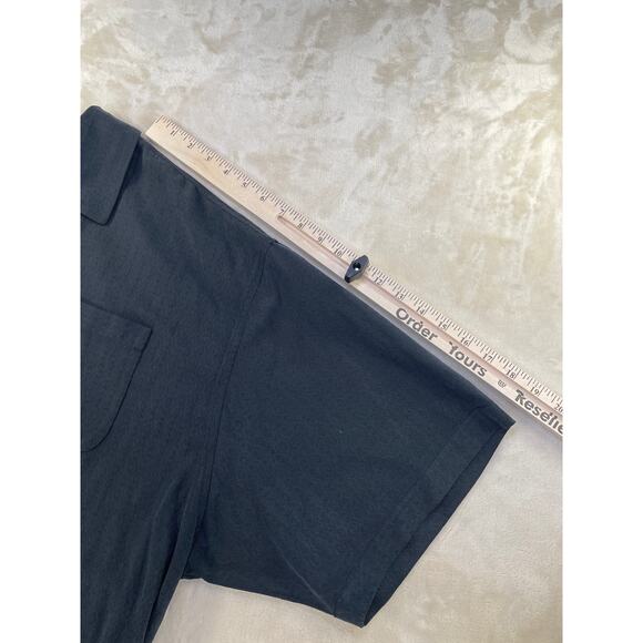 Tommy Bahama 100%Silk Embroidered Back Mens Short Sleeve Button Up XXL/Tall - Picture 9 of 13